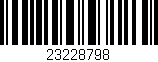 Código de barras (EAN, GTIN, SKU, ISBN): '23228798'