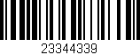 Código de barras (EAN, GTIN, SKU, ISBN): '23344339'