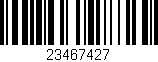 Código de barras (EAN, GTIN, SKU, ISBN): '23467427'