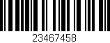 Código de barras (EAN, GTIN, SKU, ISBN): '23467458'