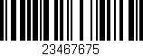 Código de barras (EAN, GTIN, SKU, ISBN): '23467675'