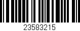 Código de barras (EAN, GTIN, SKU, ISBN): '23583215'