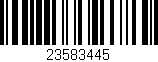 Código de barras (EAN, GTIN, SKU, ISBN): '23583445'