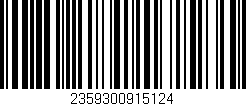 Código de barras (EAN, GTIN, SKU, ISBN): '2359300915124'