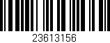 Código de barras (EAN, GTIN, SKU, ISBN): '23613156'