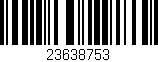 Código de barras (EAN, GTIN, SKU, ISBN): '23638753'