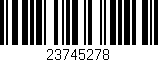 Código de barras (EAN, GTIN, SKU, ISBN): '23745278'