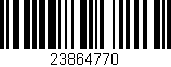 Código de barras (EAN, GTIN, SKU, ISBN): '23864770'