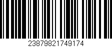 Código de barras (EAN, GTIN, SKU, ISBN): '23879821749174'