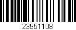 Código de barras (EAN, GTIN, SKU, ISBN): '23951108'