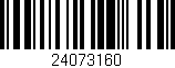 Código de barras (EAN, GTIN, SKU, ISBN): '24073160'