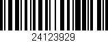 Código de barras (EAN, GTIN, SKU, ISBN): '24123929'