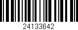 Código de barras (EAN, GTIN, SKU, ISBN): '24133642'