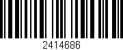 Código de barras (EAN, GTIN, SKU, ISBN): '2414686'