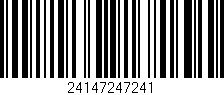 Código de barras (EAN, GTIN, SKU, ISBN): '24147247241'