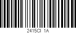 Código de barras (EAN, GTIN, SKU, ISBN): '2415CI/1A'