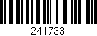 Código de barras (EAN, GTIN, SKU, ISBN): '241733'