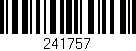 Código de barras (EAN, GTIN, SKU, ISBN): '241757'