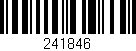 Código de barras (EAN, GTIN, SKU, ISBN): '241846'