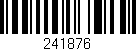 Código de barras (EAN, GTIN, SKU, ISBN): '241876'