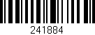 Código de barras (EAN, GTIN, SKU, ISBN): '241884'