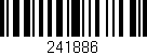 Código de barras (EAN, GTIN, SKU, ISBN): '241886'