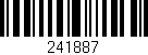 Código de barras (EAN, GTIN, SKU, ISBN): '241887'