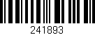 Código de barras (EAN, GTIN, SKU, ISBN): '241893'