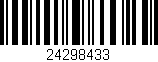 Código de barras (EAN, GTIN, SKU, ISBN): '24298433'