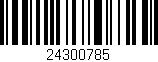 Código de barras (EAN, GTIN, SKU, ISBN): '24300785'