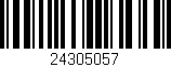 Código de barras (EAN, GTIN, SKU, ISBN): '24305057'