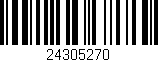 Código de barras (EAN, GTIN, SKU, ISBN): '24305270'