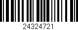 Código de barras (EAN, GTIN, SKU, ISBN): '24324721'