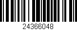 Código de barras (EAN, GTIN, SKU, ISBN): '24366048'