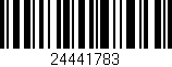 Código de barras (EAN, GTIN, SKU, ISBN): '24441783'