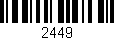 Código de barras (EAN, GTIN, SKU, ISBN): '2449'