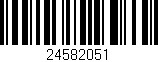 Código de barras (EAN, GTIN, SKU, ISBN): '24582051'