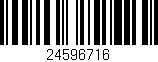 Código de barras (EAN, GTIN, SKU, ISBN): '24596716'