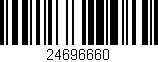 Código de barras (EAN, GTIN, SKU, ISBN): '24696660'
