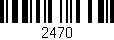 Código de barras (EAN, GTIN, SKU, ISBN): '2470'