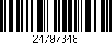 Código de barras (EAN, GTIN, SKU, ISBN): '24797348'