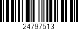 Código de barras (EAN, GTIN, SKU, ISBN): '24797513'