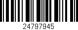 Código de barras (EAN, GTIN, SKU, ISBN): '24797945'