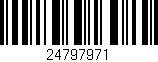 Código de barras (EAN, GTIN, SKU, ISBN): '24797971'