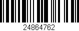 Código de barras (EAN, GTIN, SKU, ISBN): '24864762'