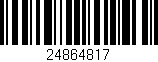 Código de barras (EAN, GTIN, SKU, ISBN): '24864817'