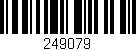 Código de barras (EAN, GTIN, SKU, ISBN): '249079'