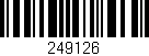 Código de barras (EAN, GTIN, SKU, ISBN): '249126'