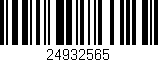 Código de barras (EAN, GTIN, SKU, ISBN): '24932565'