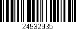 Código de barras (EAN, GTIN, SKU, ISBN): '24932935'